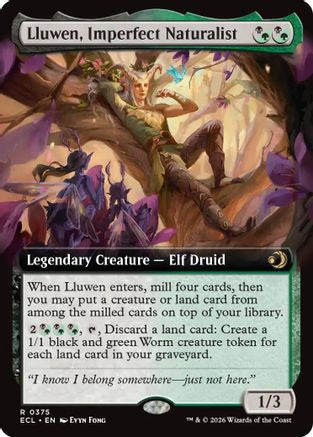 Lluwen, Imperfect Naturalist (Extended Art) [ECL-375]  Foil