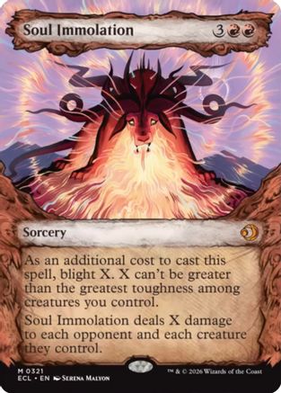 Soul Immolation (Showcase) [ECL-321]  Foil