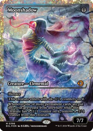 {@R} Moonshadow (0396) (Showcase) (Fracture Foil) [ECL 396]  Foil