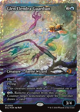 Glen Elendra Guardian (0393) (Showcase) (Fracture Foil) [ECL-393]  Foil