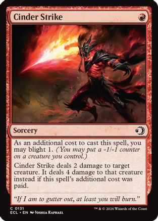 Cinder Strike [ECL-131]  Foil