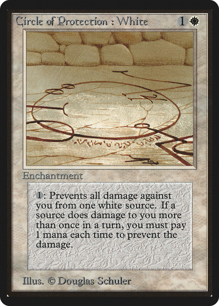 {C} Circle of Protection: White [Beta Edition][LEB 014]