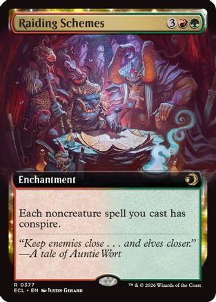 Raiding Schemes (Extended Art) [ECL-377]  Foil