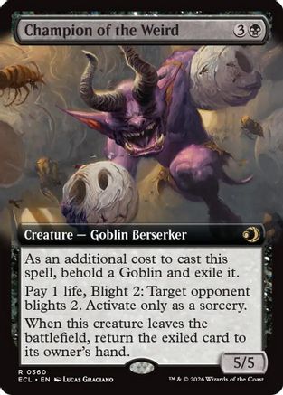 Champion of the Weird (Extended Art) [ECL-360]  Foil
