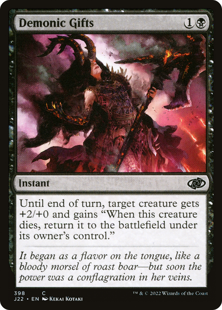{C} Demonic Gifts [Jumpstart 2022][J22 398]