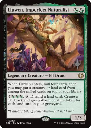 Lluwen, Imperfect Naturalist [PPECL 232]  Foil