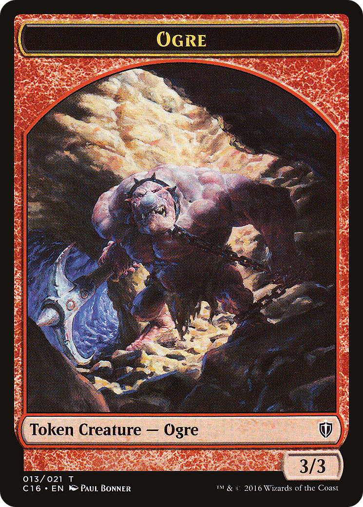 {T} Ogre Token [Commander 2016 Tokens][TC16 013]
