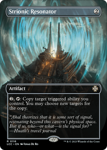 {R} Strionic Resonator (Borderless) [The Lost Caverns of Ixalan Commander][LCC 116]