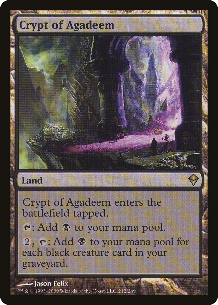{R} Crypt of Agadeem [Zendikar][ZEN 212] - Misty Mountain Games