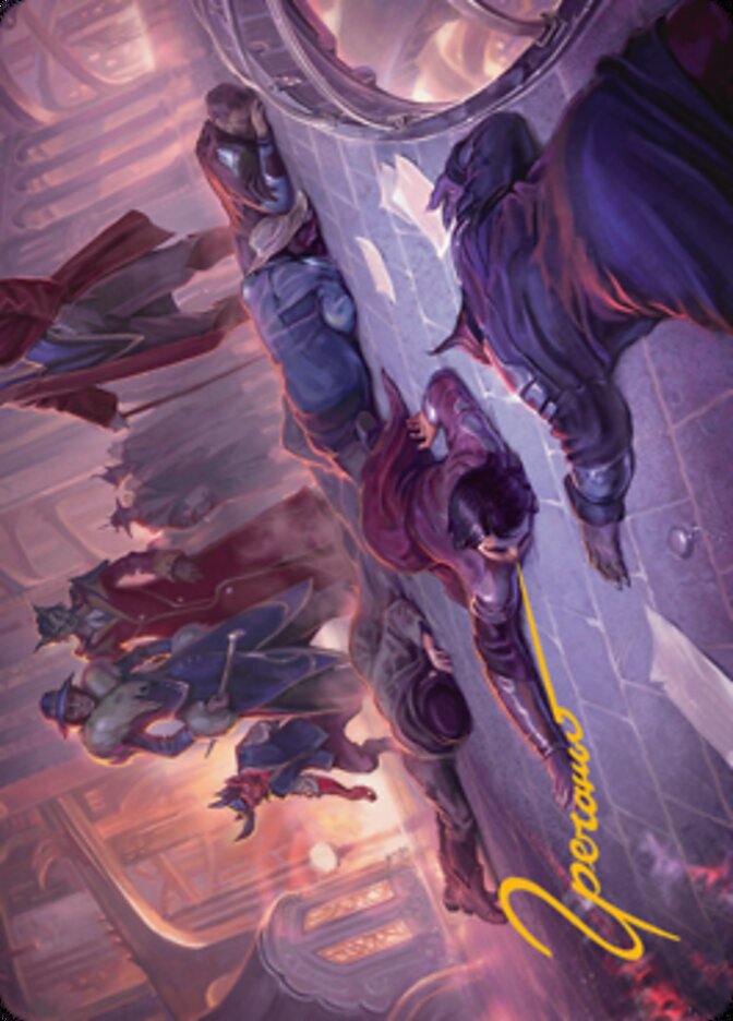 {A} Make an Example Art Card (Gold-Stamped Signature) [Streets of New Capenna Art Series][GS ASNC 056]
