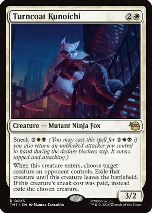 Turncoat Kunoichi [TMT 026]  Foil