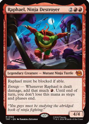 {@R} Raphael, Ninja Destroyer [TMT 102]