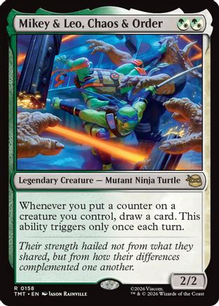 Mikey & Leo, Chaos & Order [TMT 158]