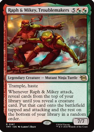 Raph & Mikey, Troublemakers [TMT 167]  Foil