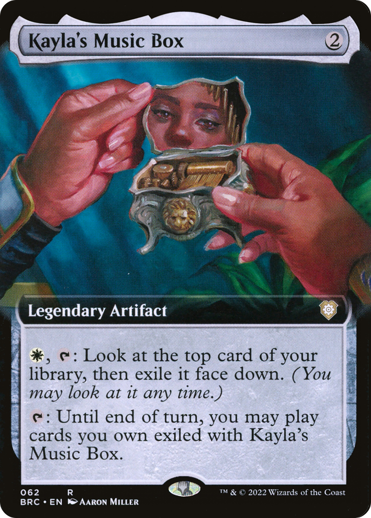 {R} Kayla's Music Box (Extended Art) [The Brothers' War Commander][BRC 062]