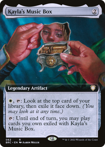 {R} Kayla's Music Box (Extended Art) [The Brothers' War Commander][BRC 062]