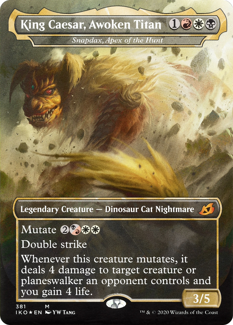 {R} Snapdax, Apex of the Hunt - King Caesar, Awoken Titan (Godzilla Series) [Ikoria: Lair of Behemoths][IKO 381] - Misty Mountain Games