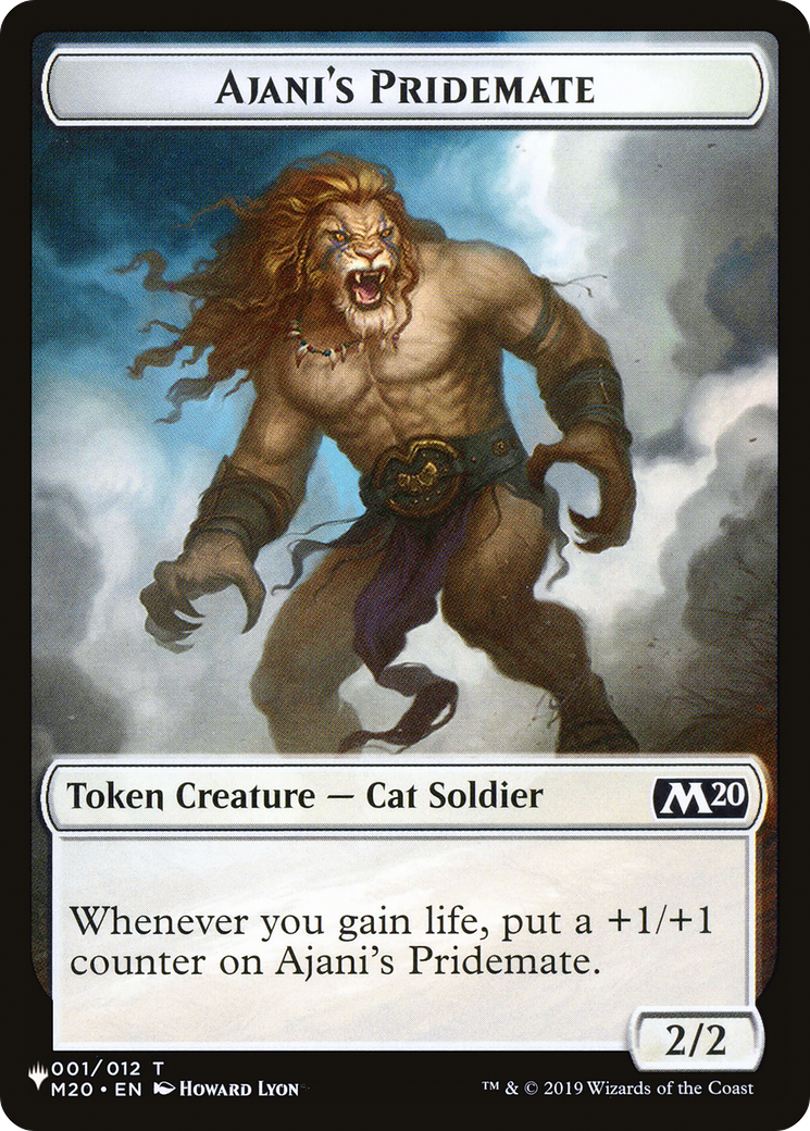Ajani's Pridemate [PLST TM20-1]