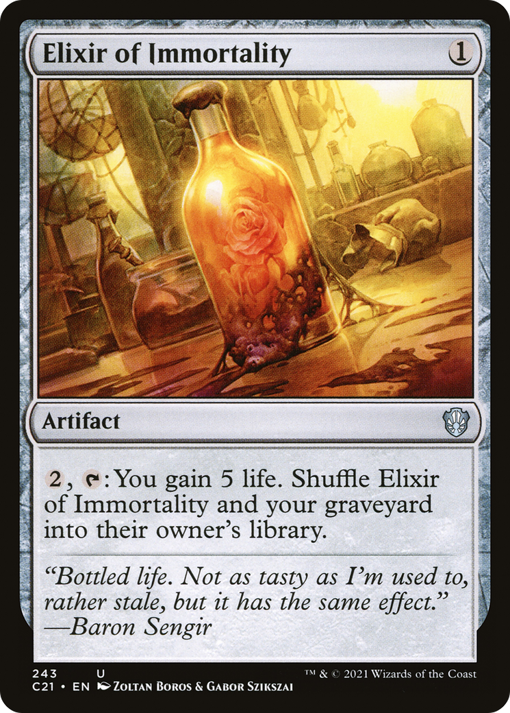 {C} Elixir of Immortality [Commander 2021][C21 243]