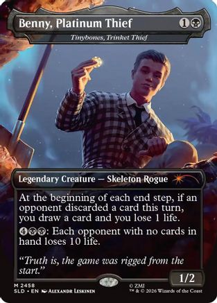 Benny, Platinum Thief - Tinybones, Trinket Thief [SLD 2458]  Foil