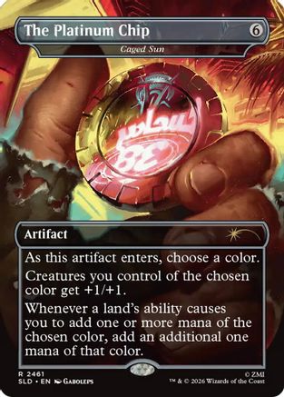 The Platinum Chip - Caged Sun [SLD 2461]  Foil