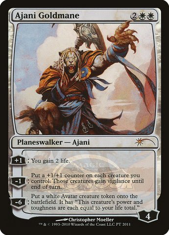 {R} Ajani Goldmane (Pro Tour) [Pro Tour Promos][PA PRO 2011]