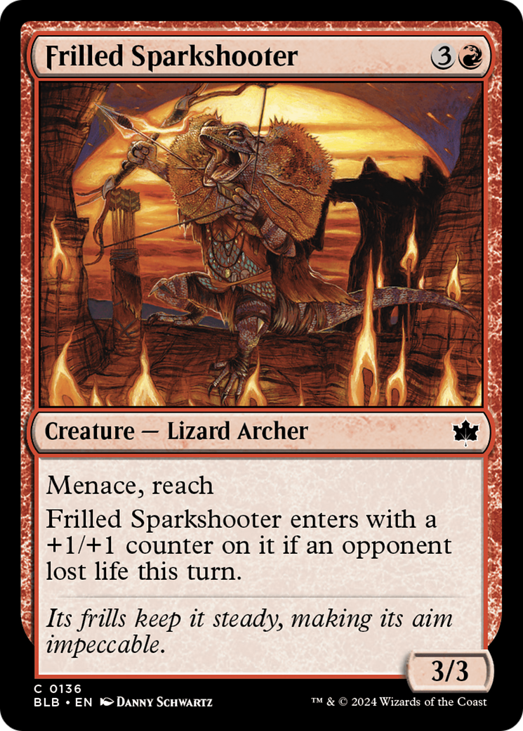 {@C} Frilled Sparkshooter [Bloomburrow][BLB 136]