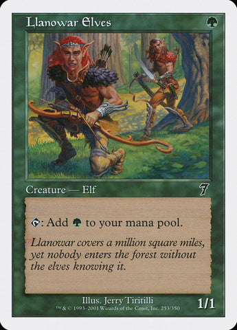 {C} Llanowar Elves [Seventh Edition][7ED 253]
