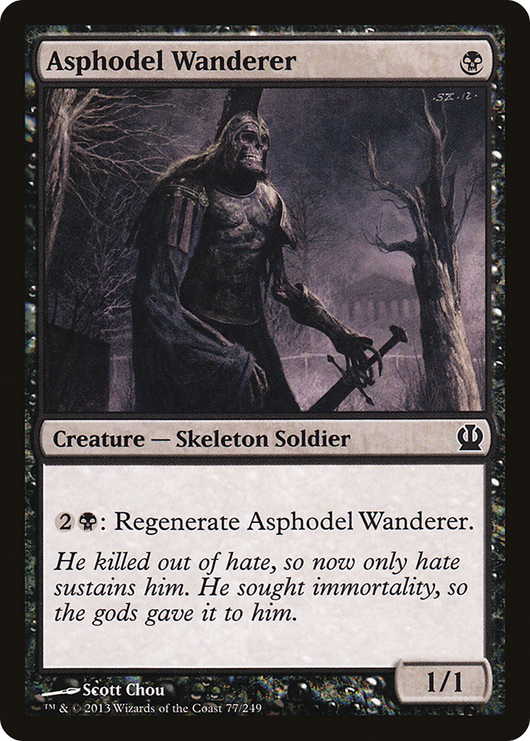 {C} Asphodel Wanderer [Theros][THS 077]
