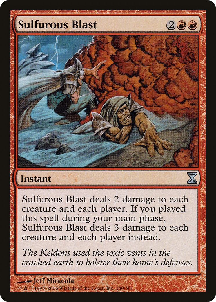 {C} Sulfurous Blast [Time Spiral][TSP 180]