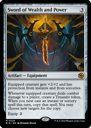 Sword of Wealth and Power [PPECL 026]  Foil