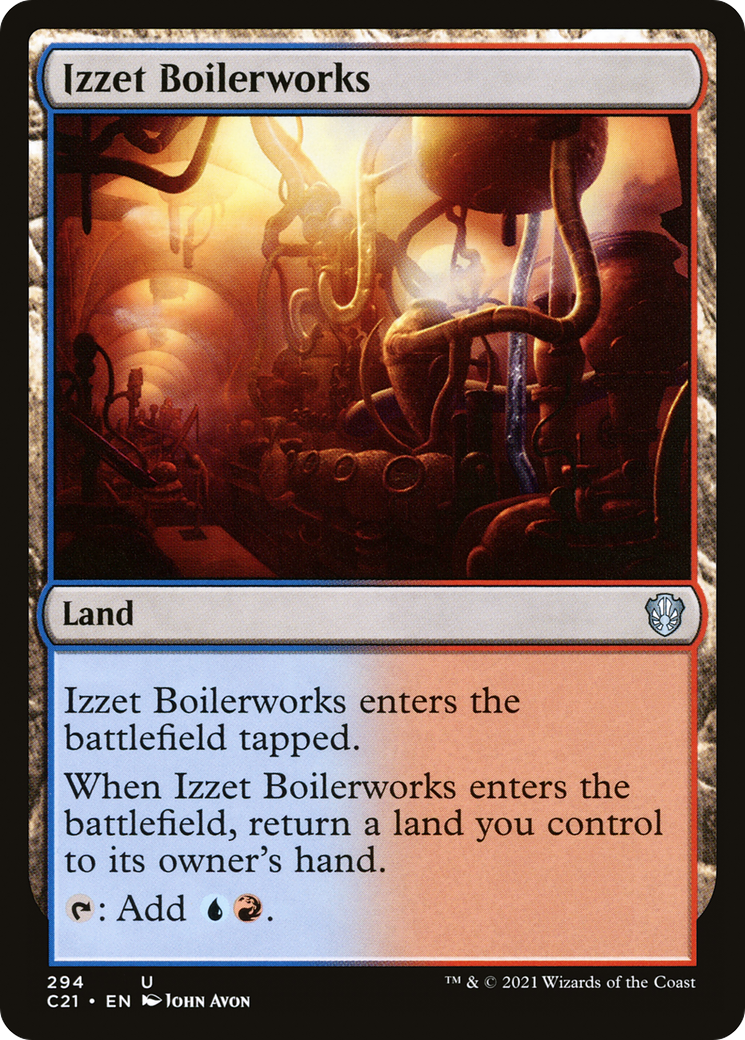 {C} Izzet Boilerworks [Commander 2021][C21 294]