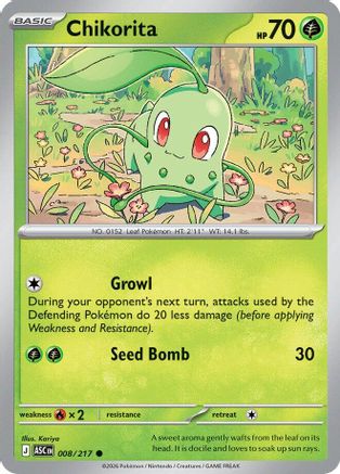 [PKM] Chikorita 008  ME Ascended Heroes - Common