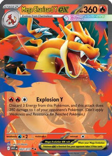 [PKM] Mega Charizard Y ex 022/217  - Holofoil ME Ascended Heroes - Double Rare