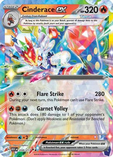 [PKM] Cinderace ex 038  - Holofoil ME Ascended Heroes - Double Rare