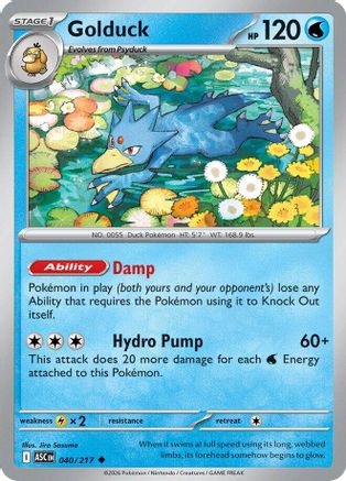 [PKM] Golduck 040  ME Ascended Heroes - Uncommon