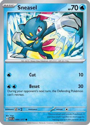 [PKM] Sneasel 044  ME Ascended Heroes - Common
