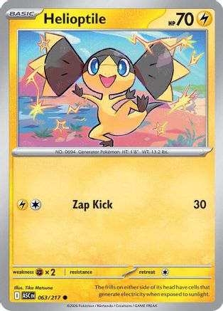 [PKM] Helioptile 063  ME Ascended Heroes - Common