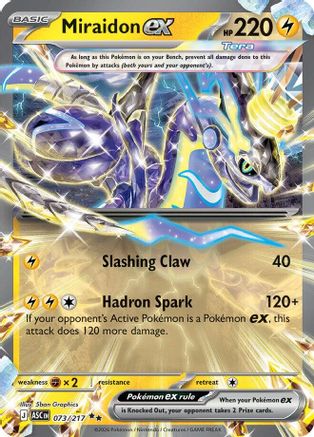 [PKM] Miraidon ex 073  - Holofoil ME Ascended Heroes - Double Rare