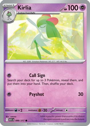 [PKM] Kirlia 088  ME Ascended Heroes - Common