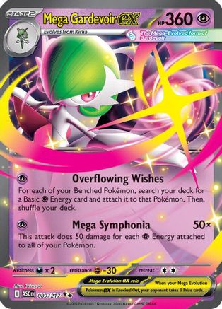 [PKM] Mega Gardevoir ex 089  - Holofoil ME Ascended Heroes - Double Rare