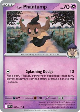 [PKM] Hop's Phantump 095  - Reverse Holofoil ME Ascended Heroes - Common