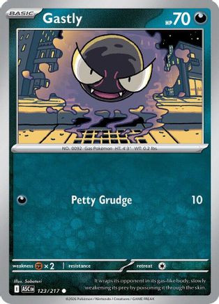 [PKM] Gastly 123  ME Ascended Heroes - Common