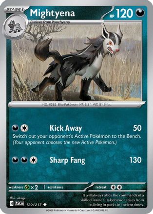 [PKM] Mightyena 129/217  ME Ascended Heroes - Uncommon