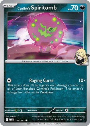 [PKM] Cynthia's Spiritomb 133/217  ME Ascended Heroes - Uncommon