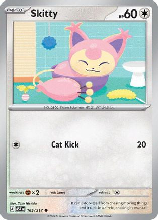[PKM] Skitty 165  - Reverse Holofoil ME Ascended Heroes - Common