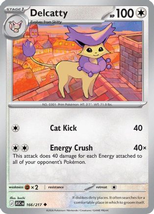 [PKM] Delcatty 166  - Reverse Holofoil ME Ascended Heroes - Uncommon