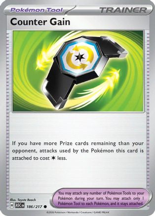 [PKM] Counter Gain 186/217  ME Ascended Heroes - Common