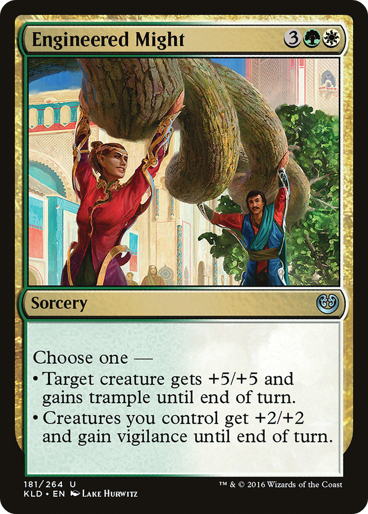 {C} Engineered Might [Kaladesh][KLD 181]