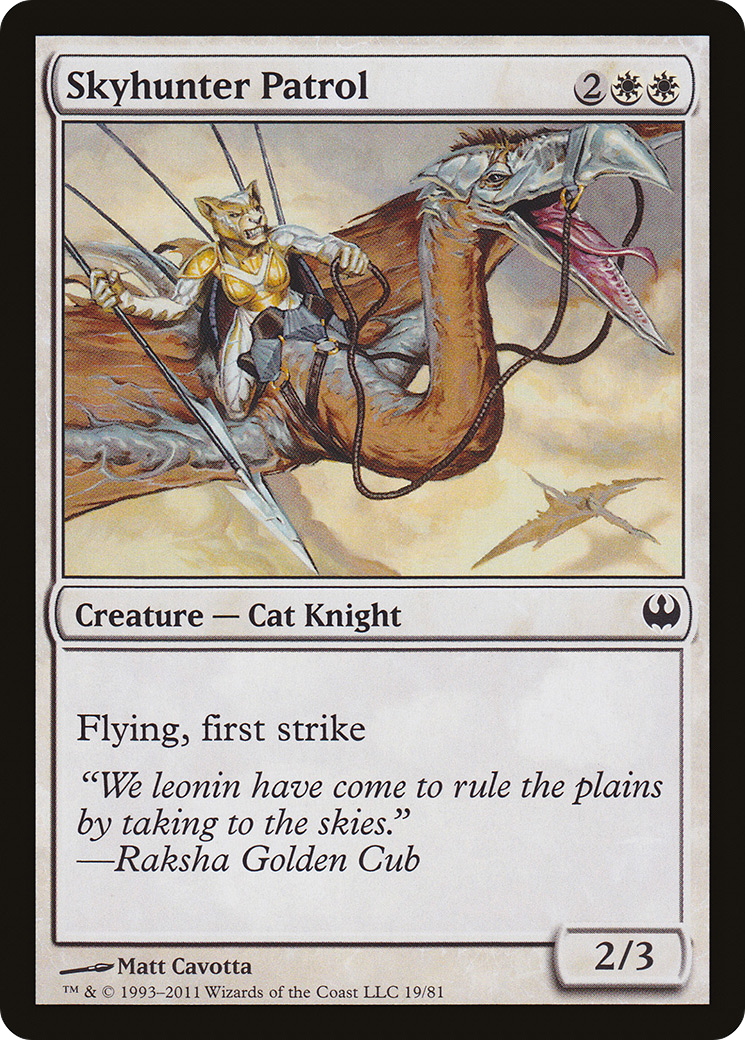 {C} Skyhunter Patrol [Duel Decks: Knights vs. Dragons][DDG 019]